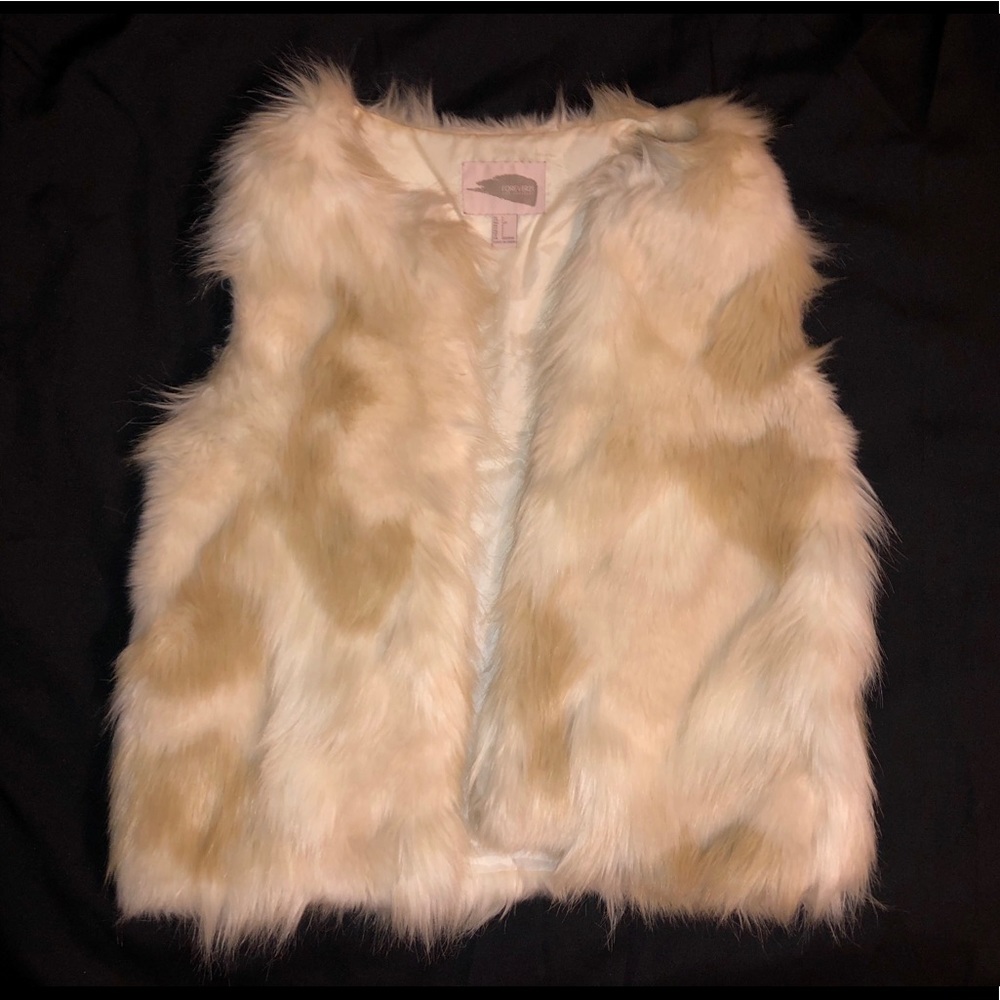 faux fur vest